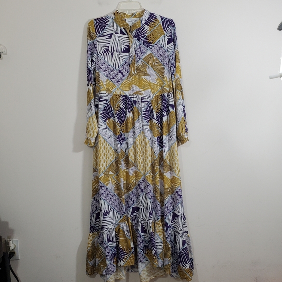 NWT Anthropologie x Mare Mare Lynda Maxi Dress XS Boho Cottagecore Floral - Picture 3 of 14